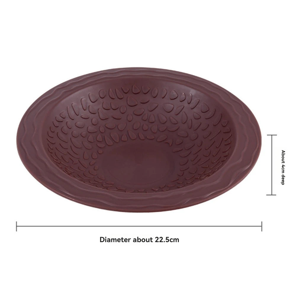 Turtle Bathing Pool Feeding Dish Reptile Water Bowl Habitat Accessory