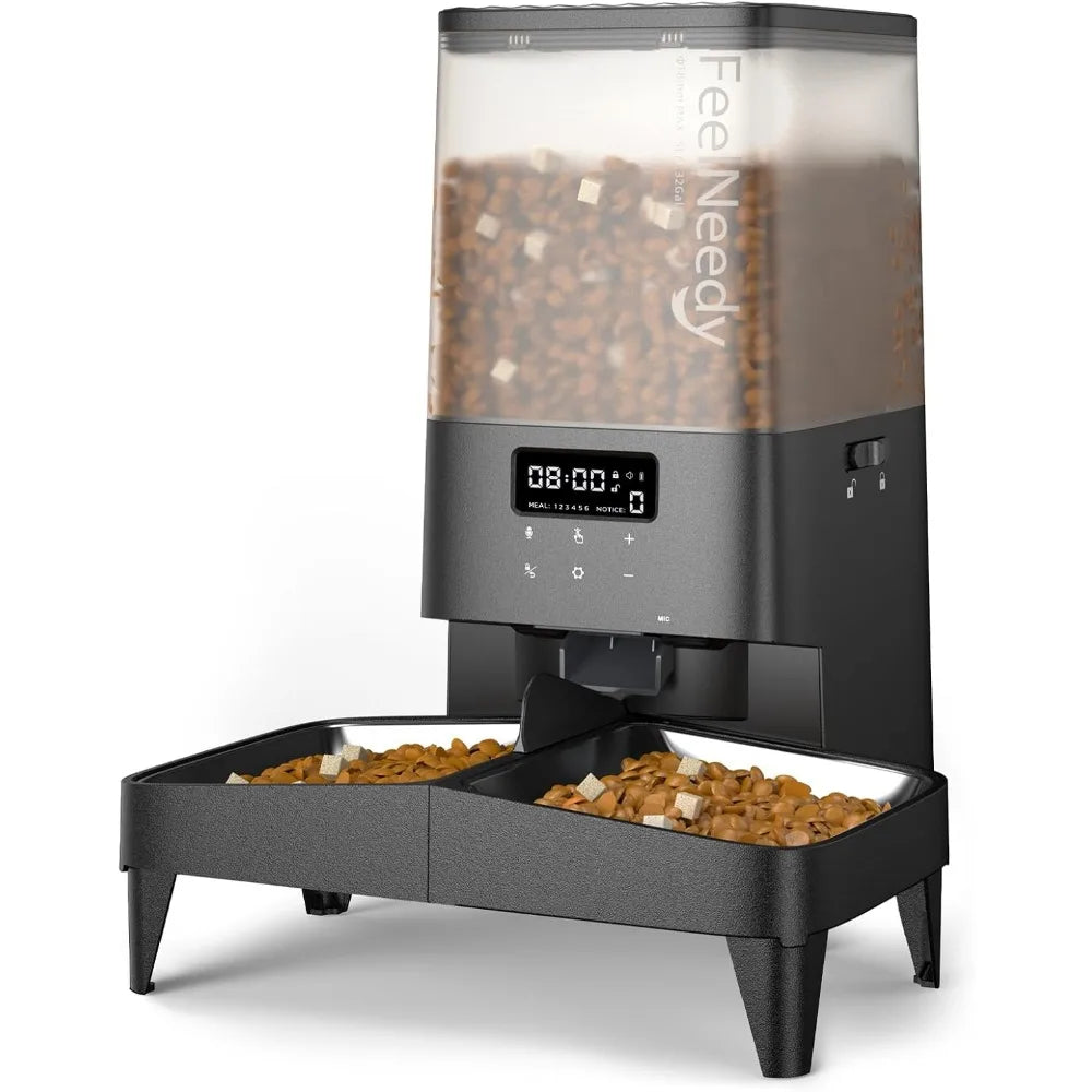 Automatic Pet Feeder With Timer And Voice Recorder