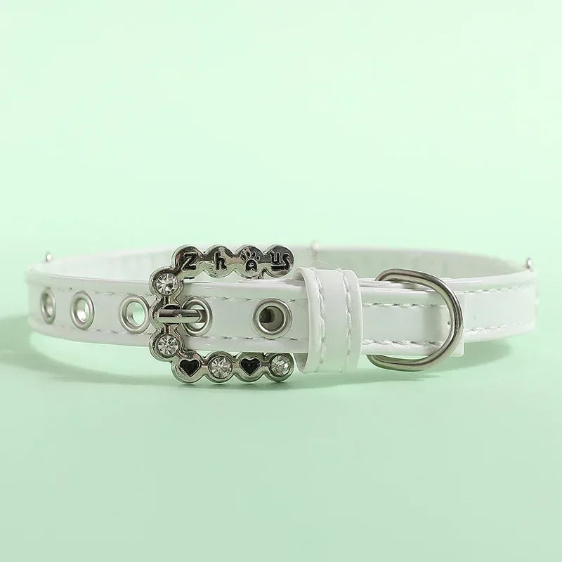 Luxury Pearl Necklace Rhinestone Collar For Cats And Dogs