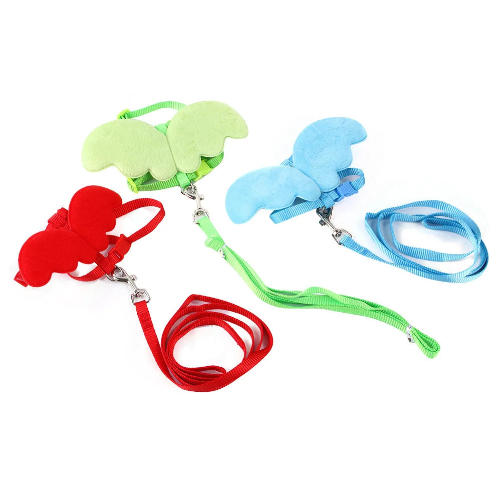 Angel Wings Harness and Leash for Small and Medium Pets