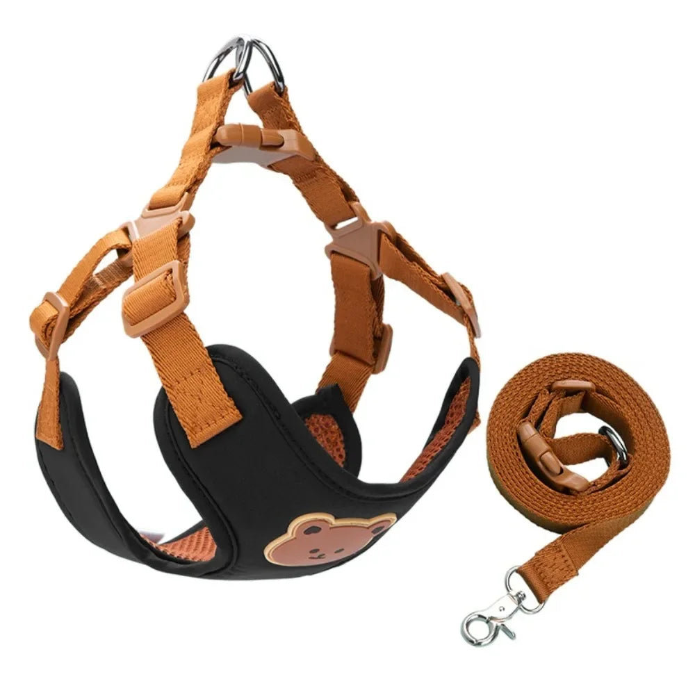 Pet Harness Leash For Small Medium Dogs And Cats Adjustable