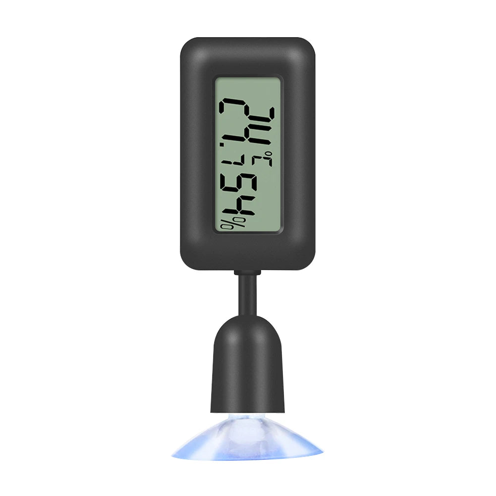 Shunmaii Reptile Digital Thermometer Hygrometer for Terrarium with Suction Cup