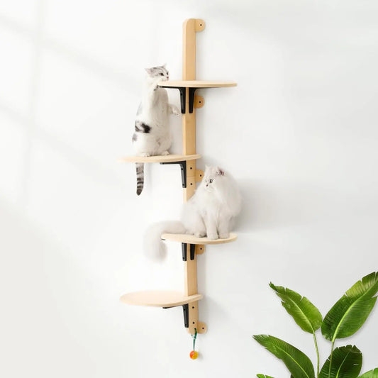 MewooFun Four Level Wall Mounted Cat Climber Shelves