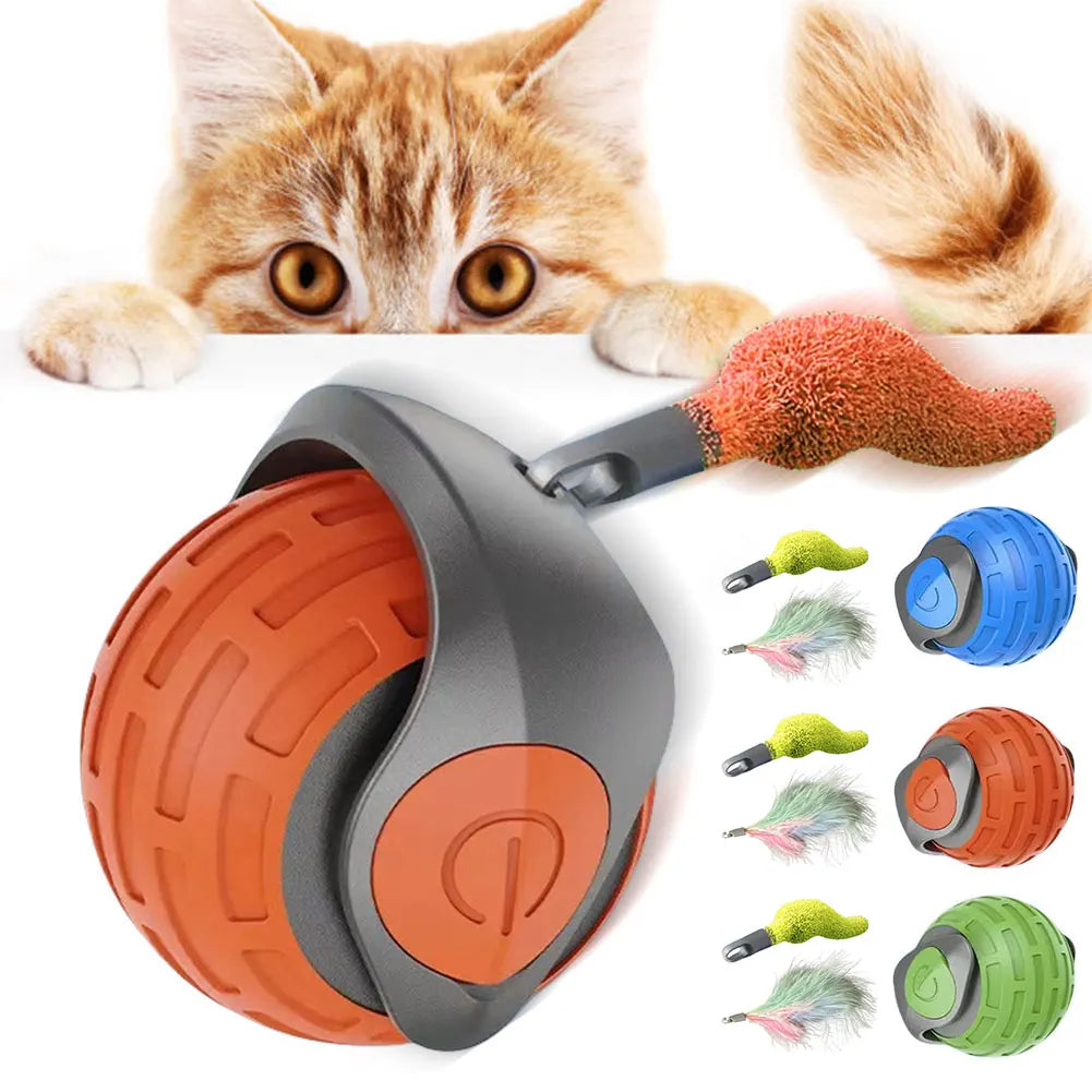 Shunmaii Cat Interactive Ball Toy Rechargeable Automatic Rolling
