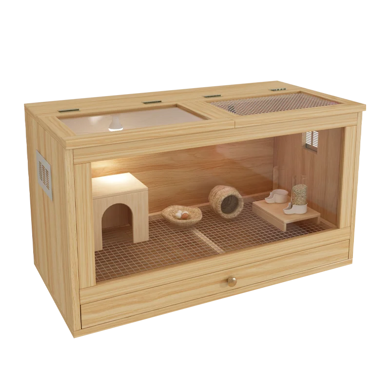 Grater Wood Breeding Box for Poultry and Small Pets