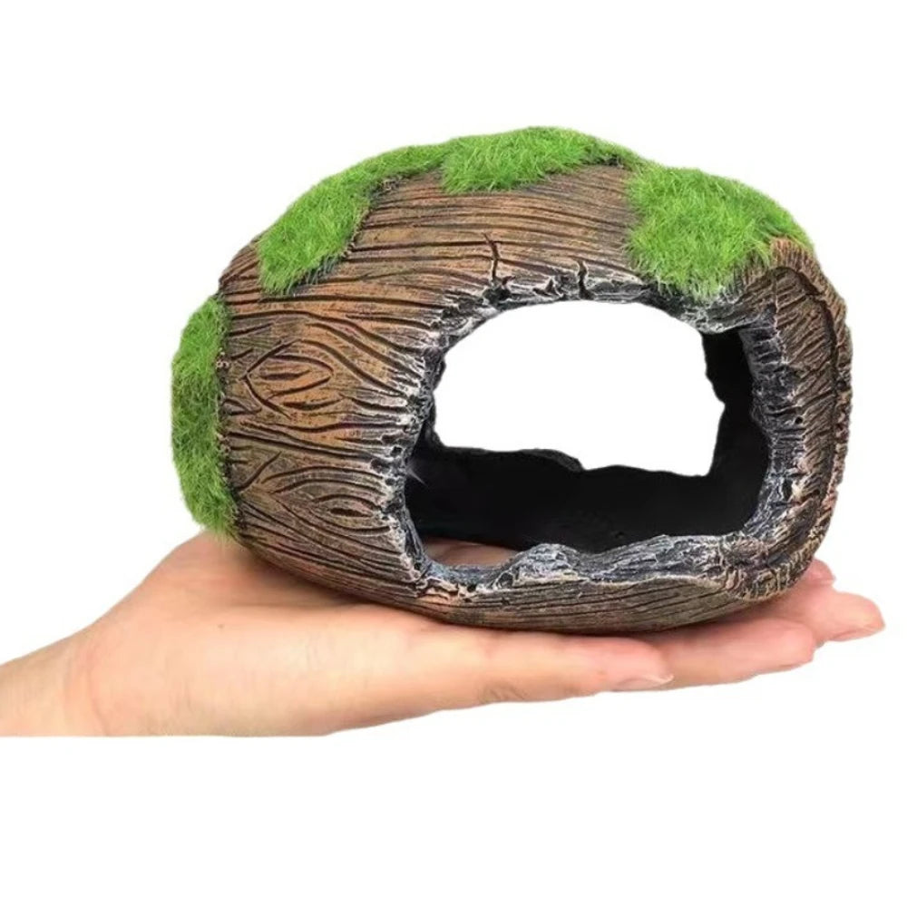 Aquarium Barrel Decoration Resin Shelter For Fish And Shrimp