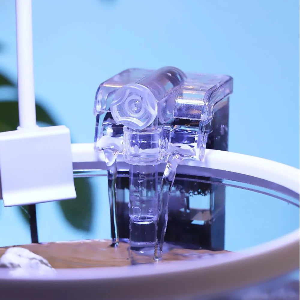 TWISTER.CK Fish Tank With Circulation Oxygenation And LED Lighting