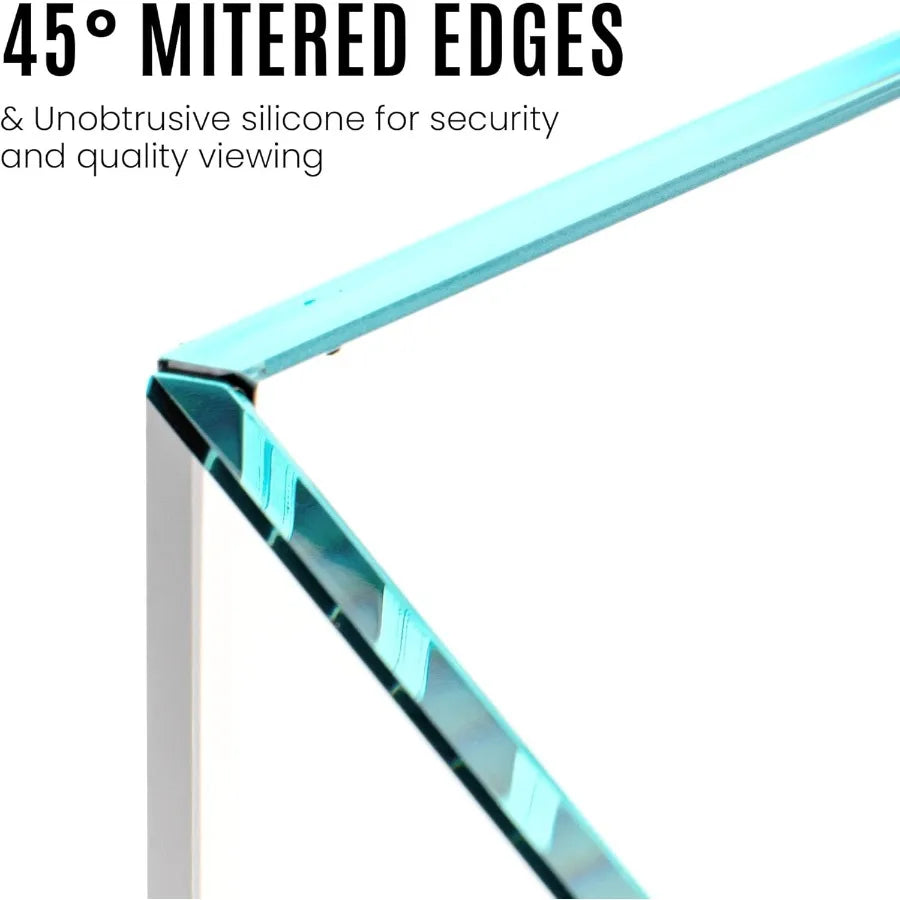 Ultra Clear Rimless Fish Tank With 45 Mitered Edge Glass