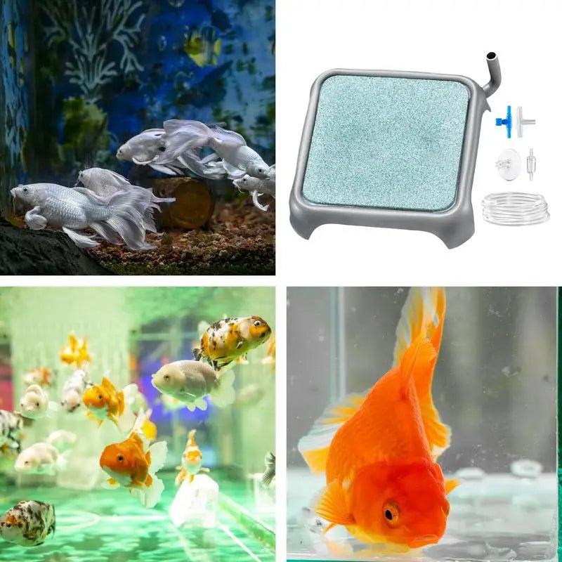 Fish Tank Bubble Diffuser Stone Stainless Steel Oxygen Enhancer