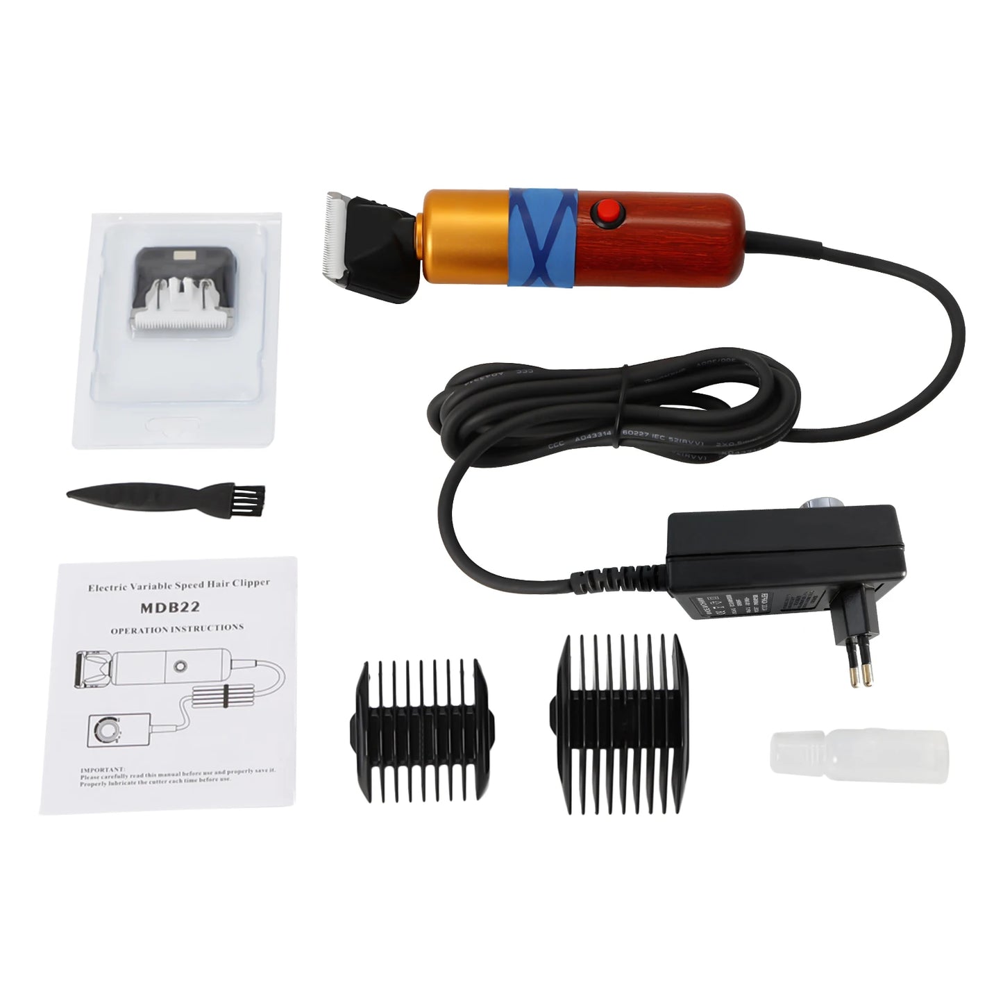 Pet Hair Clipper Low Noise High Efficiency Variable Speed