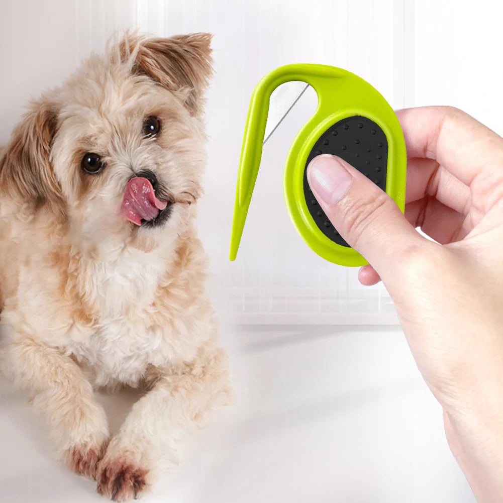 APWIKOGER Pet Open Knot Comb Blade for Dogs and Cats