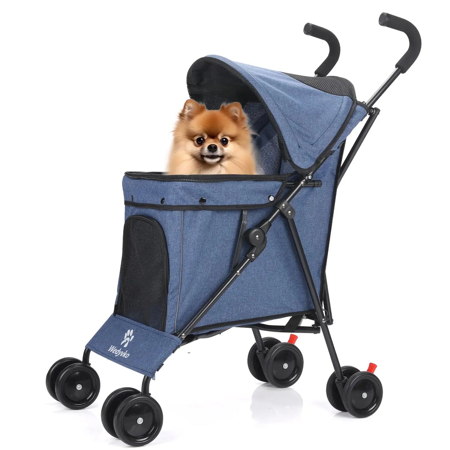 Travel Dog Stroller for Small Dogs and Cats 33 Lbs
