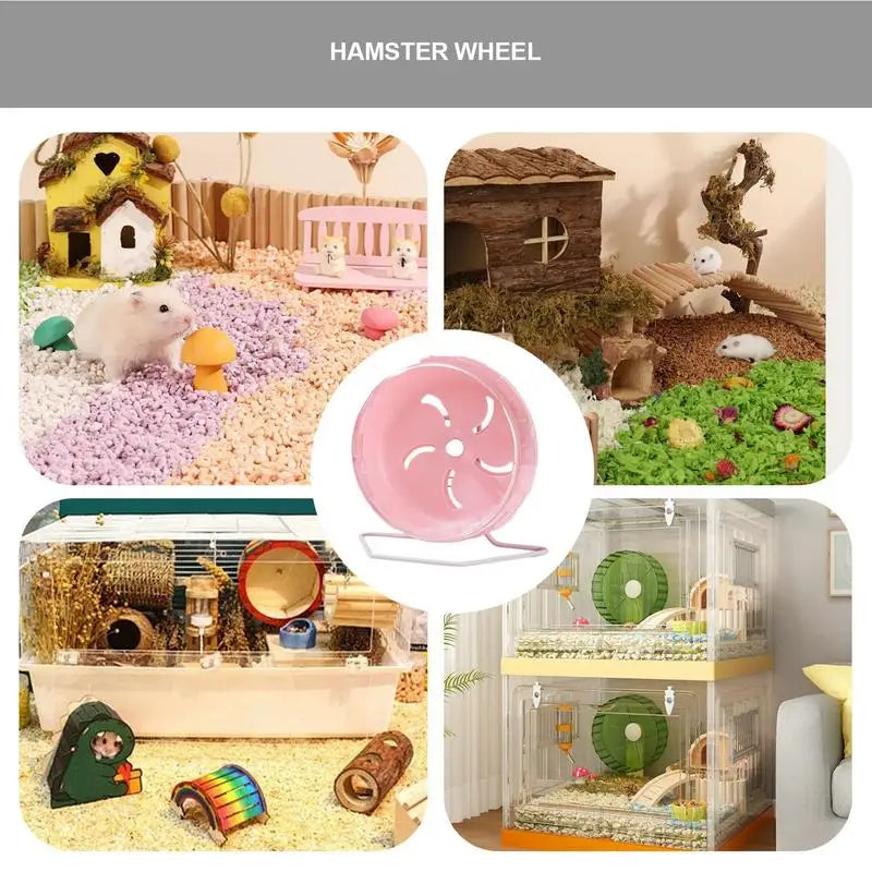 Noiseless Hamster Exercise Wheel for Rats and Gerbils