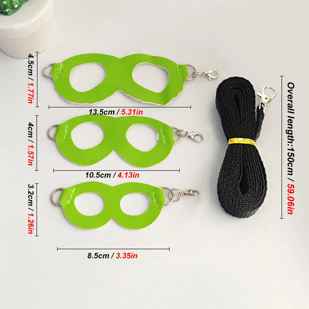 Small Animal Harness and Leash Set with Escape Proof Collar