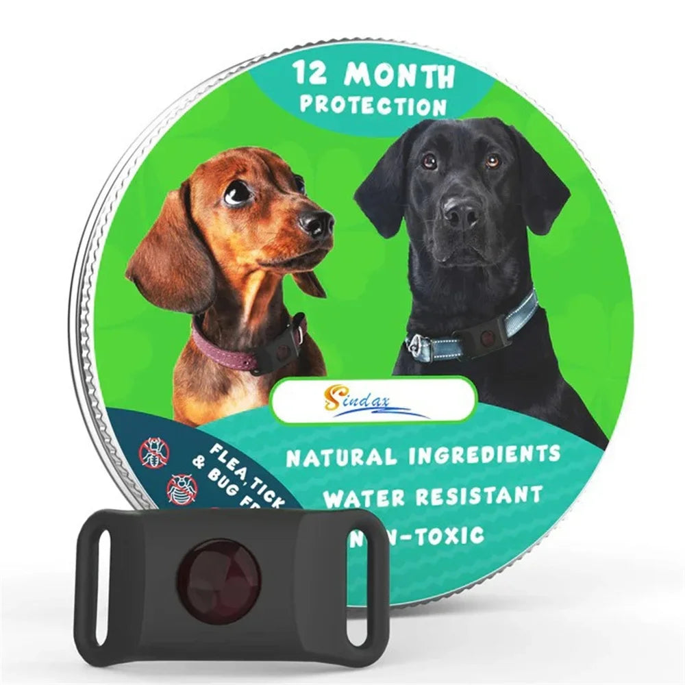 NONECN Pet Flea Collar Natural AntiFlea and Tick Pendant Dogs