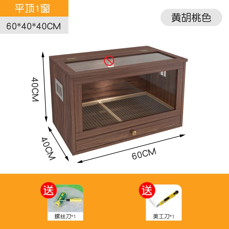 Grater Wood Breeding Box for Poultry and Small Pets