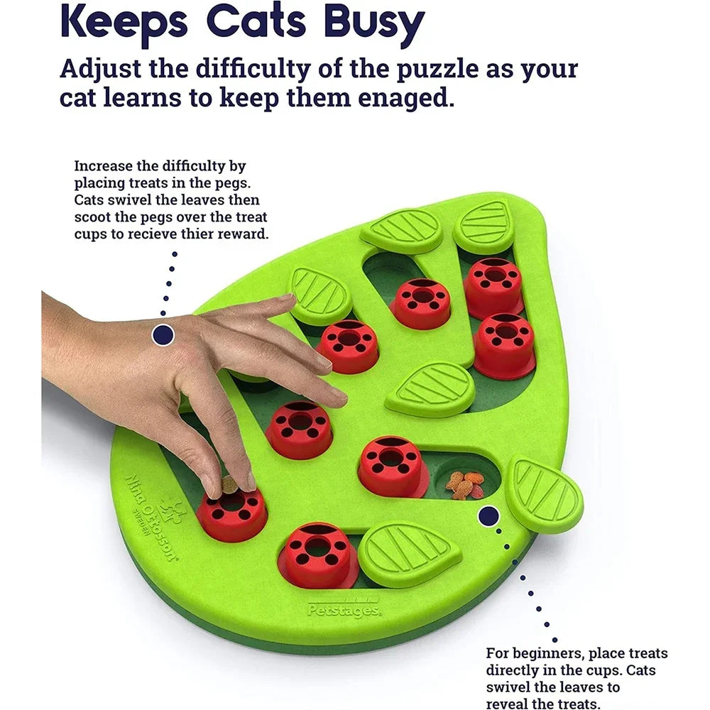 Rainy Day Puzzle And Play Cat Treat Toy Interactive Fun