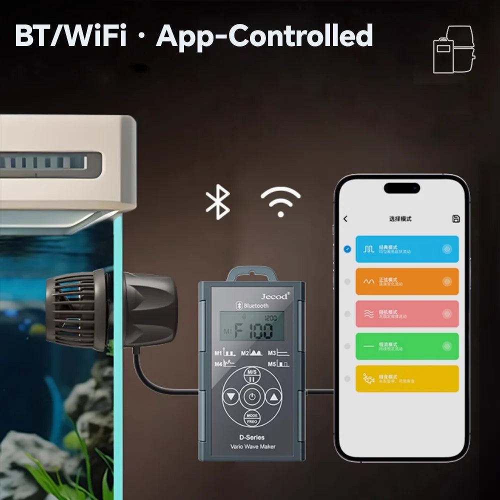 Jebao DMP10 Wavemaker Pump App Control For Aquarium