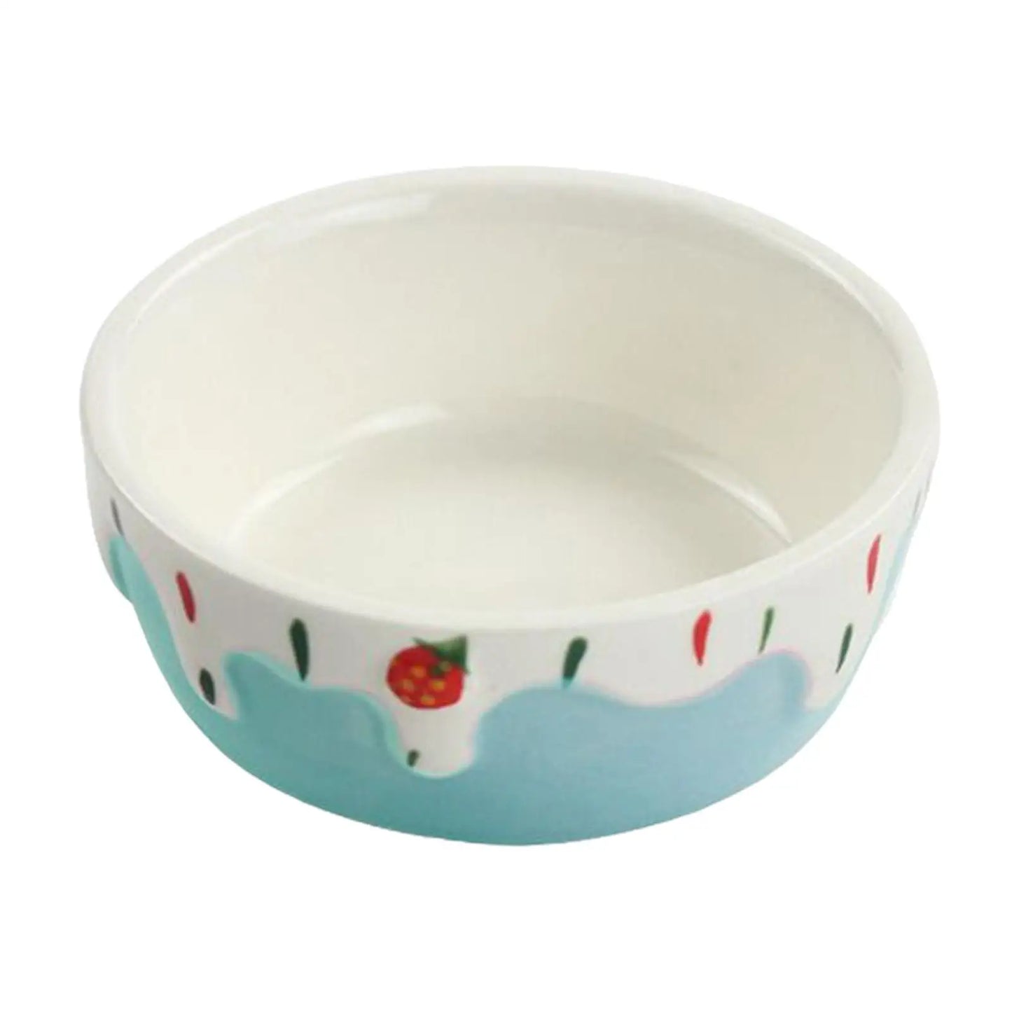 Ceramic Hamster Food Bowl Easy to Clean Portable Small Pets Dish