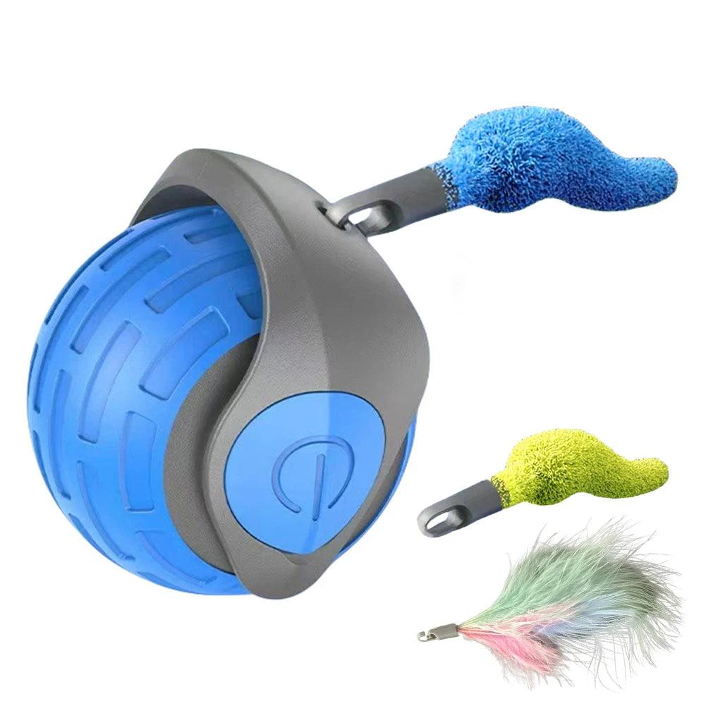 Shunmaii Cat Interactive Ball Toy Rechargeable Automatic Rolling