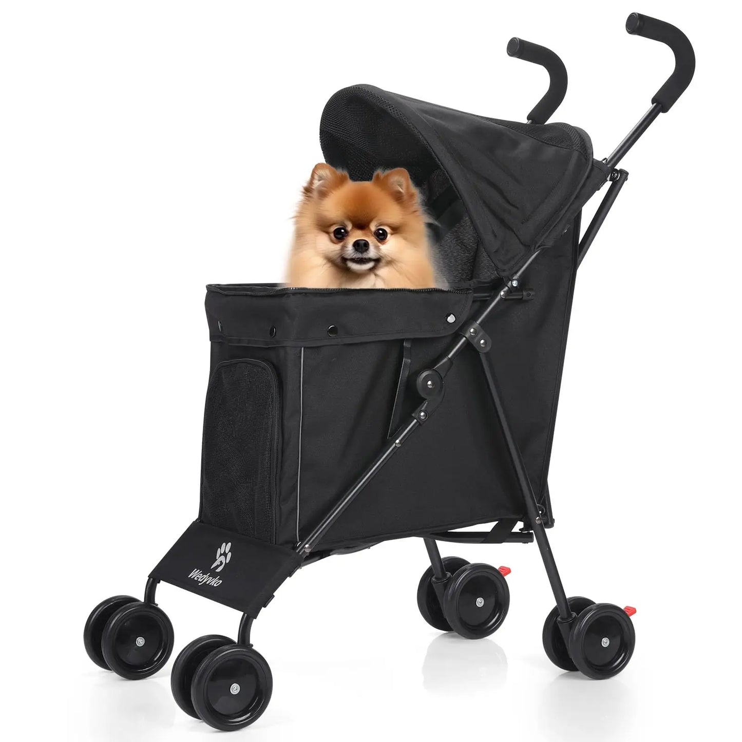 Travel Dog Stroller for Small Dogs and Cats 33 Lbs