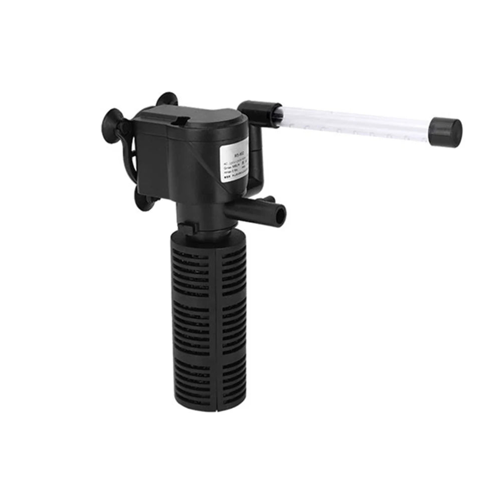 APWIKOGER 3 In 1 Aquarium Filter Silent Submersible Water Purifier