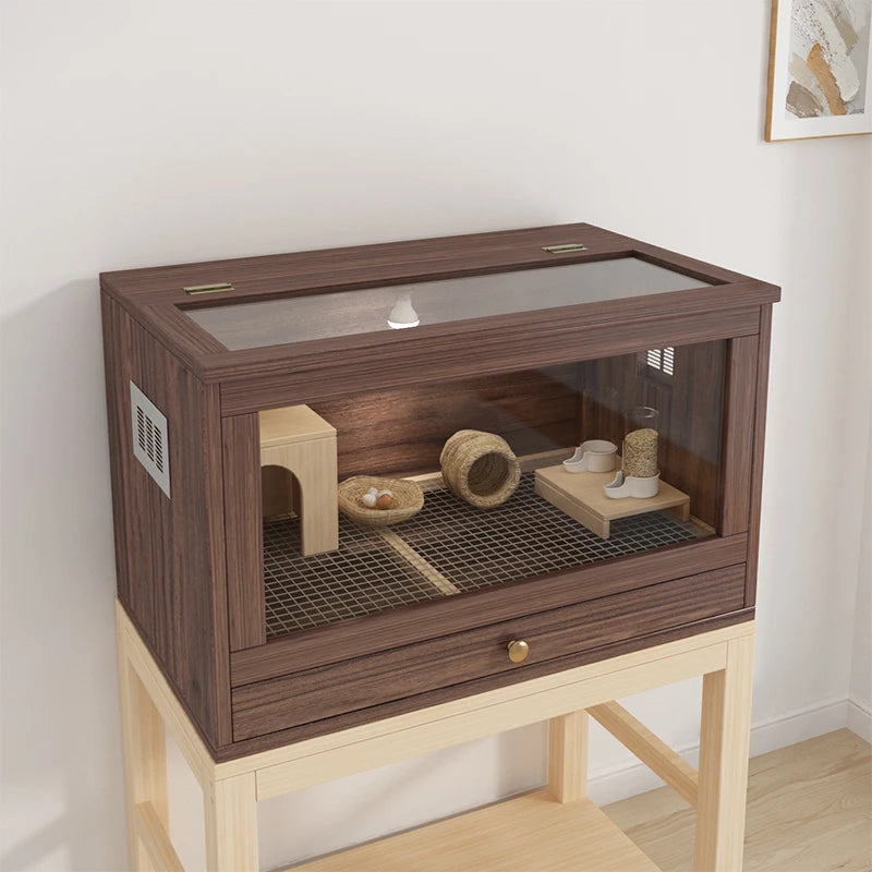 Grater Wood Breeding Box for Poultry and Small Pets