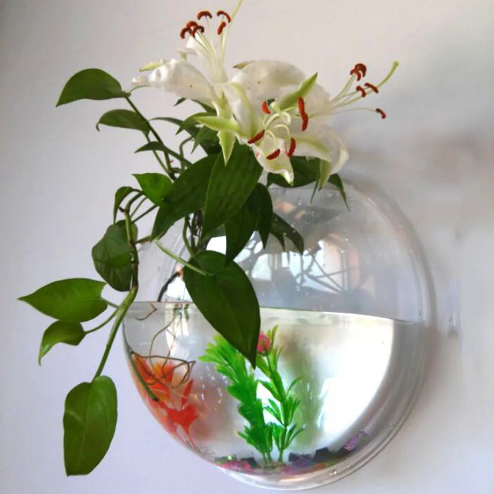 Wall Mounted Acrylic Fish Tank For Home Hanging Aquariums