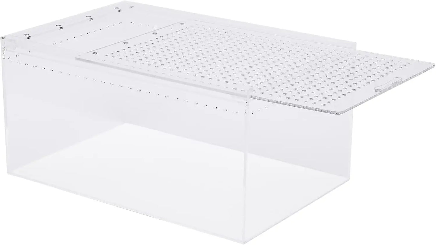 Magnetic Acrylic Reptile Enclosure Breeding Box Terrarium