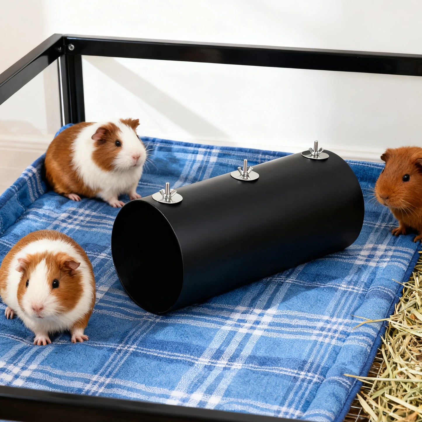 Hanging Cooling Tunnel Toys For Rabbits And Pets Cage Hideout