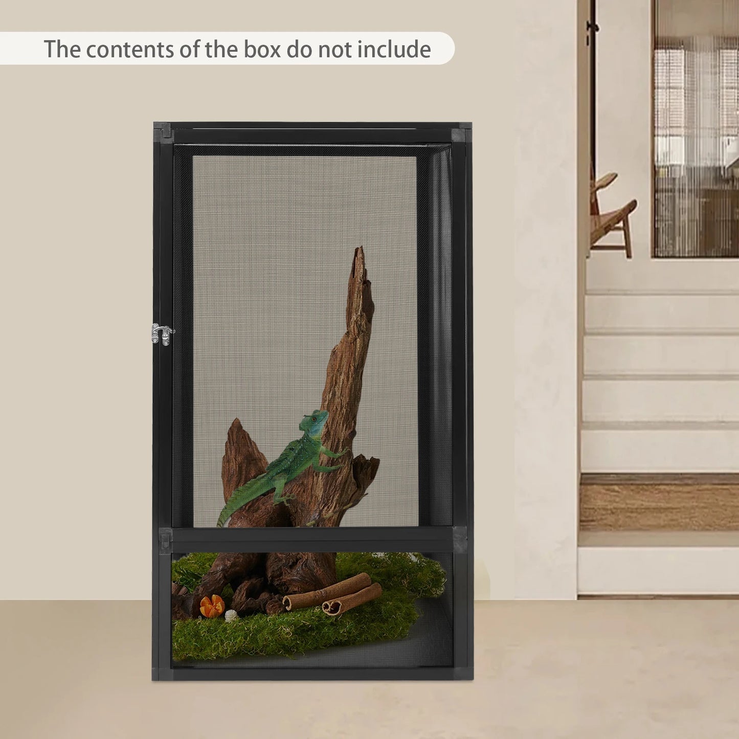 Bymaocar Micro Habitat Terrarium Enclosure Reptile Feeding Box 20kg