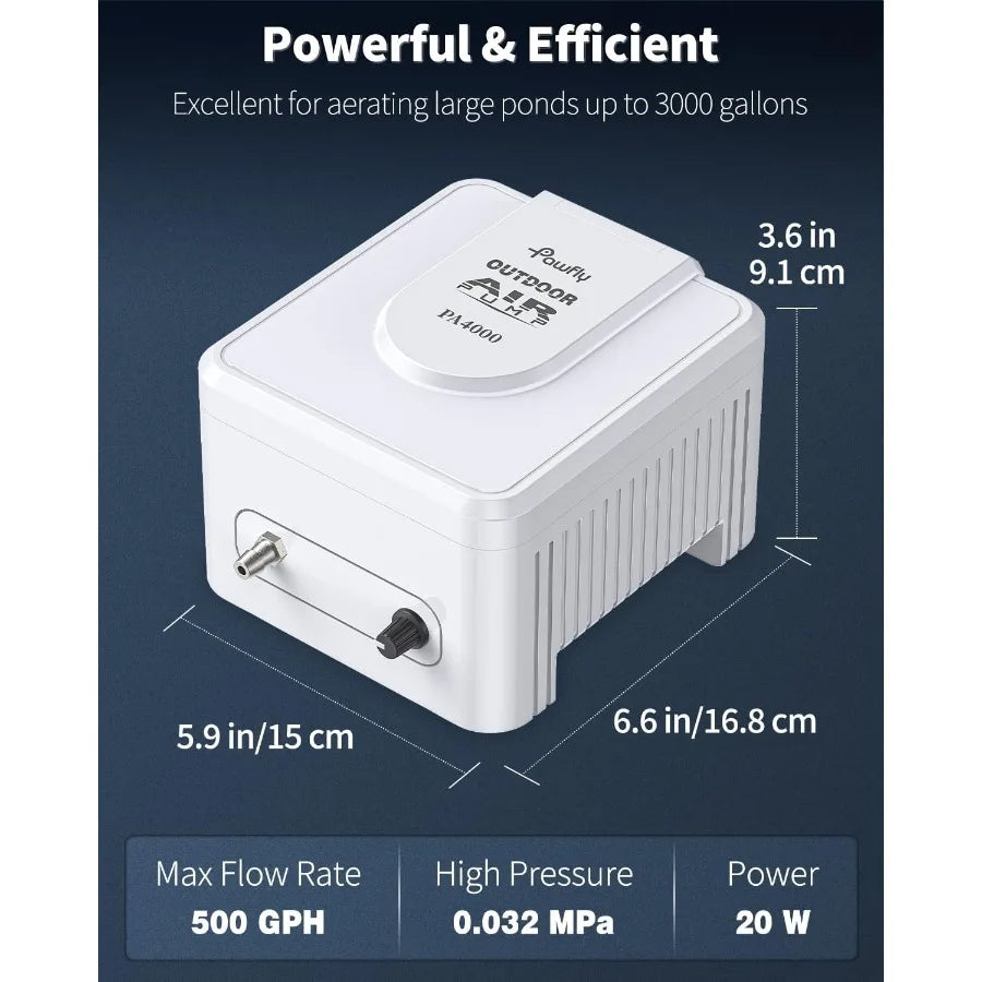SHXIM Pond Air Pump Outdoor Oxygen Pump For Koi Ponds