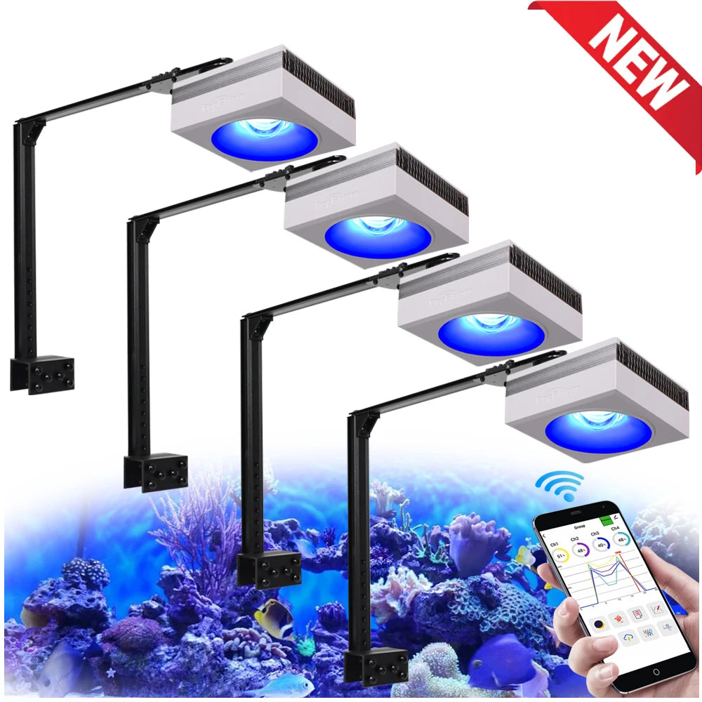 PopBloom RL90 WiFi Full Spectrum Reef Saltwater Aquarium Light