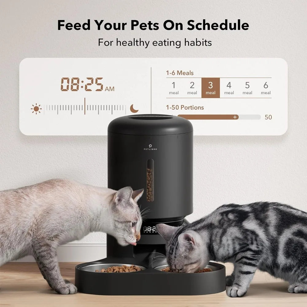 Automatic Pet Feeder Timed Dispenser For Cats And Dogs