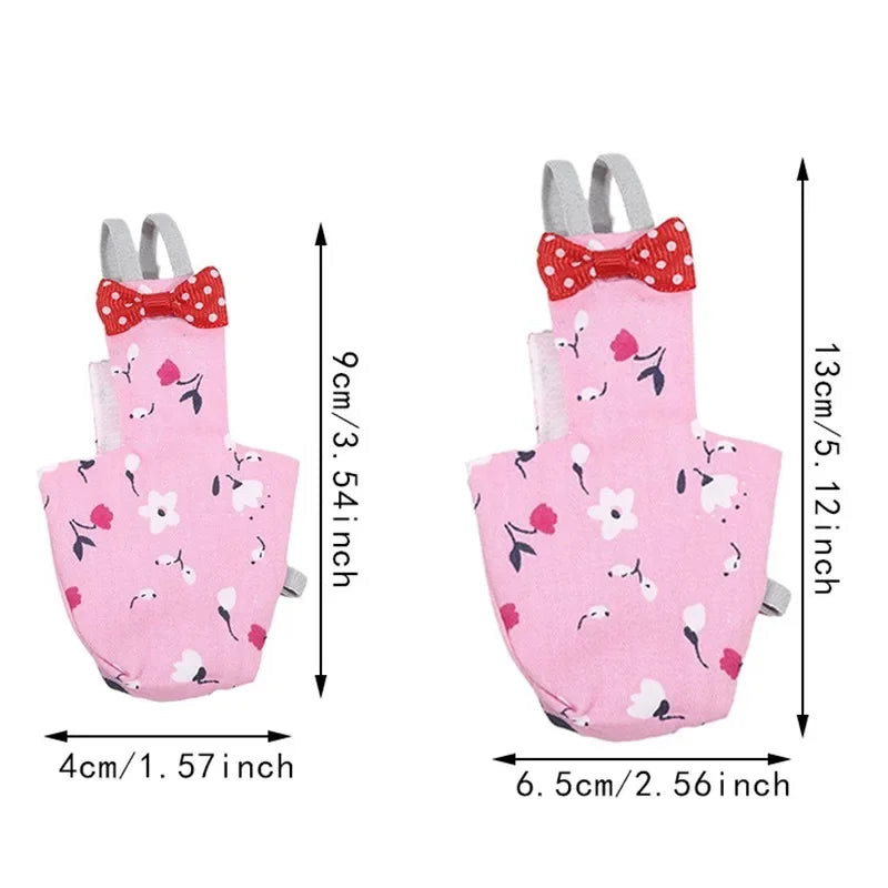 NONECN Parrot Diaper With Bowtie Flight Suit For Birds