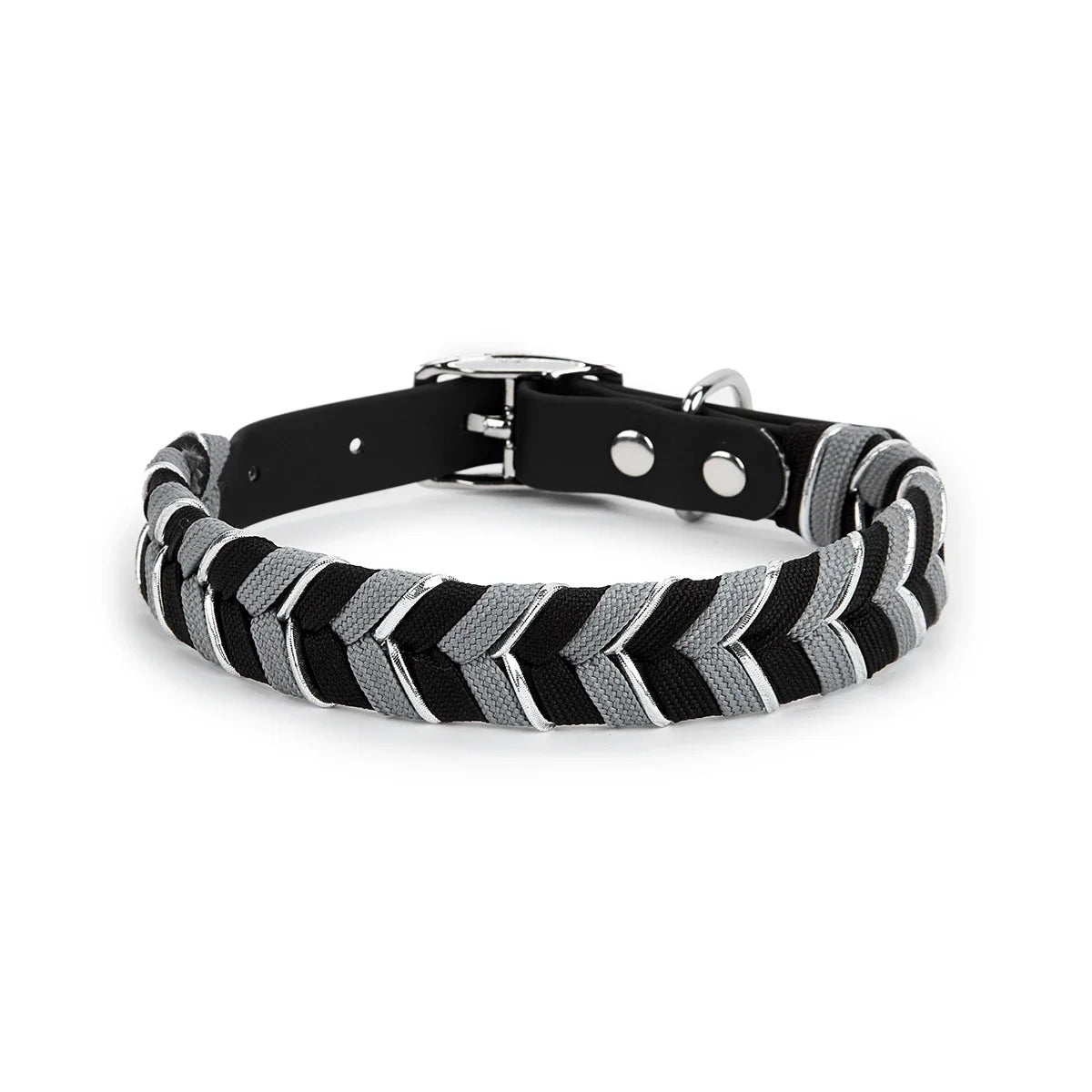 NONECN Dog Fashion Collar Handmade Striped Design For All Dogs