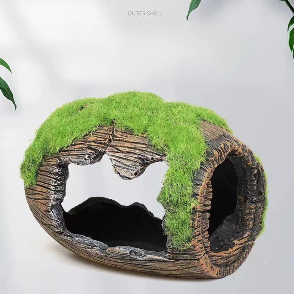 Aquarium Barrel Decoration Resin Shelter For Fish And Shrimp