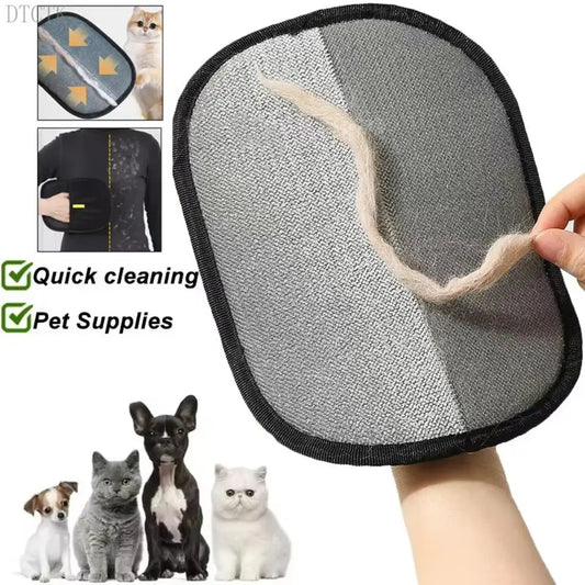 Pet Hair Remover Glove Washable Grooming Mitt For Dogs