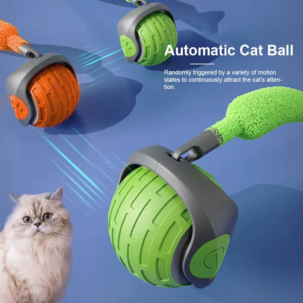 Shunmaii Cat Interactive Ball Toy Rechargeable Automatic Rolling