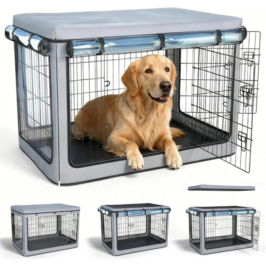 Dog Crate Cover Heavy Duty Waterproof Universal Fit Metal Crates