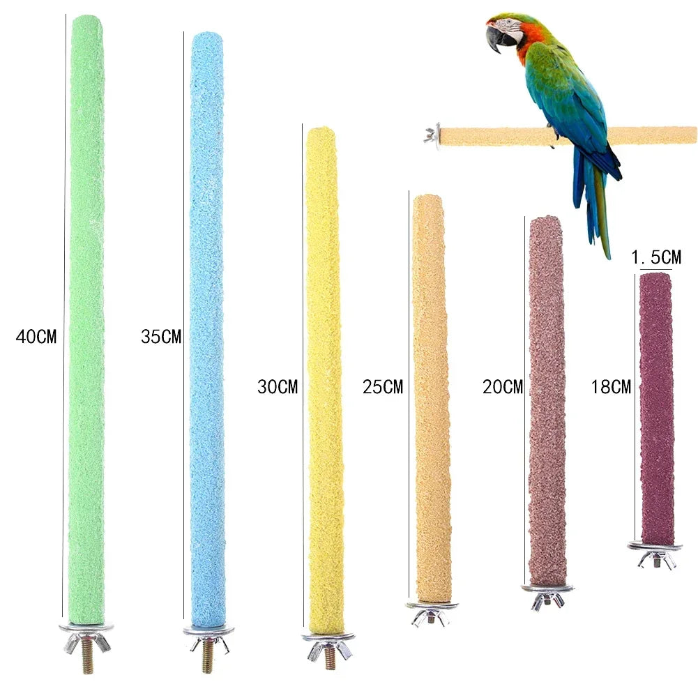 Colorful Beak Grinding Stick Non-toxic  Pet Bird Supplies