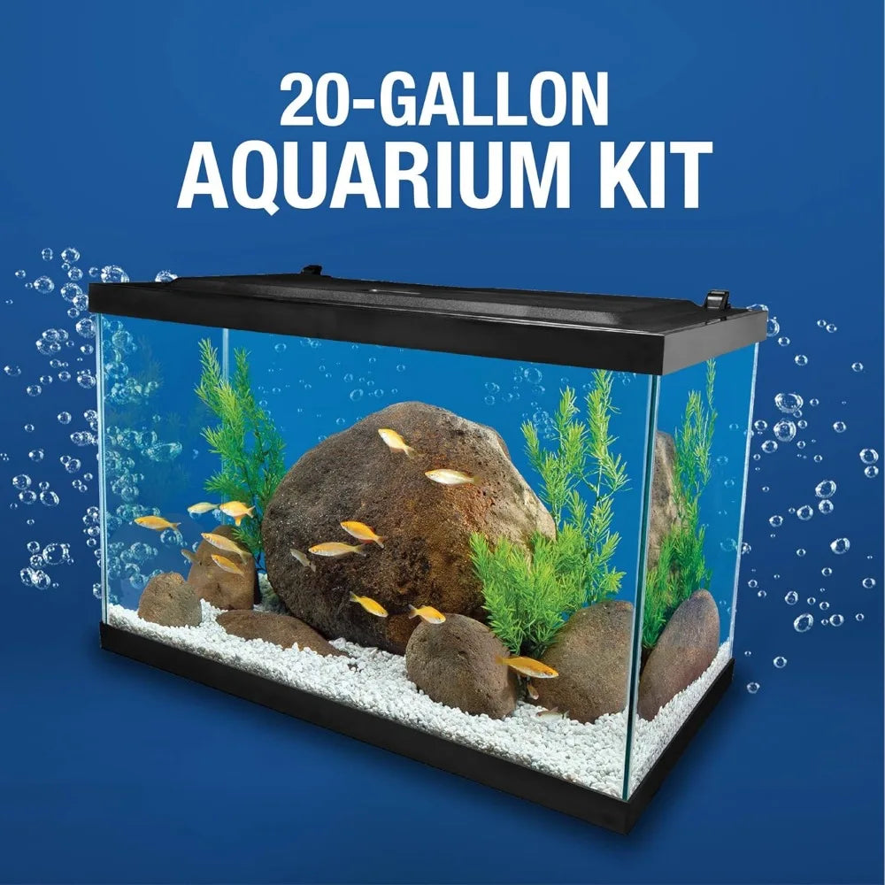 Freshwater Fish Tank Kit LED Light And Accessories