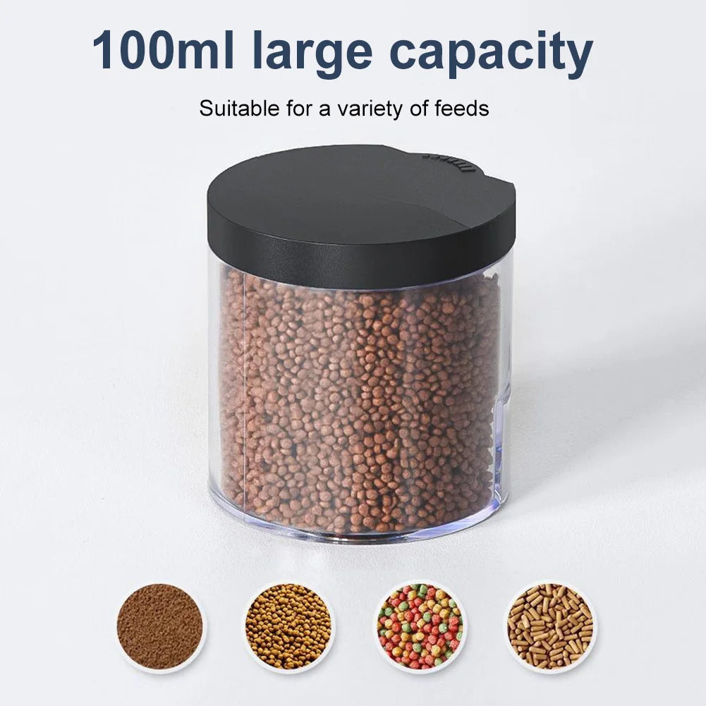 Automatic Fish Feeder With Large Capacity Timer Dispenser
